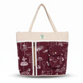 The Himal Mushroom Tote in maroon