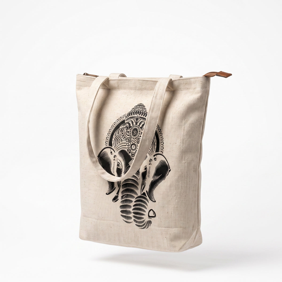 The Himal Hemp Tote, Ganesh print