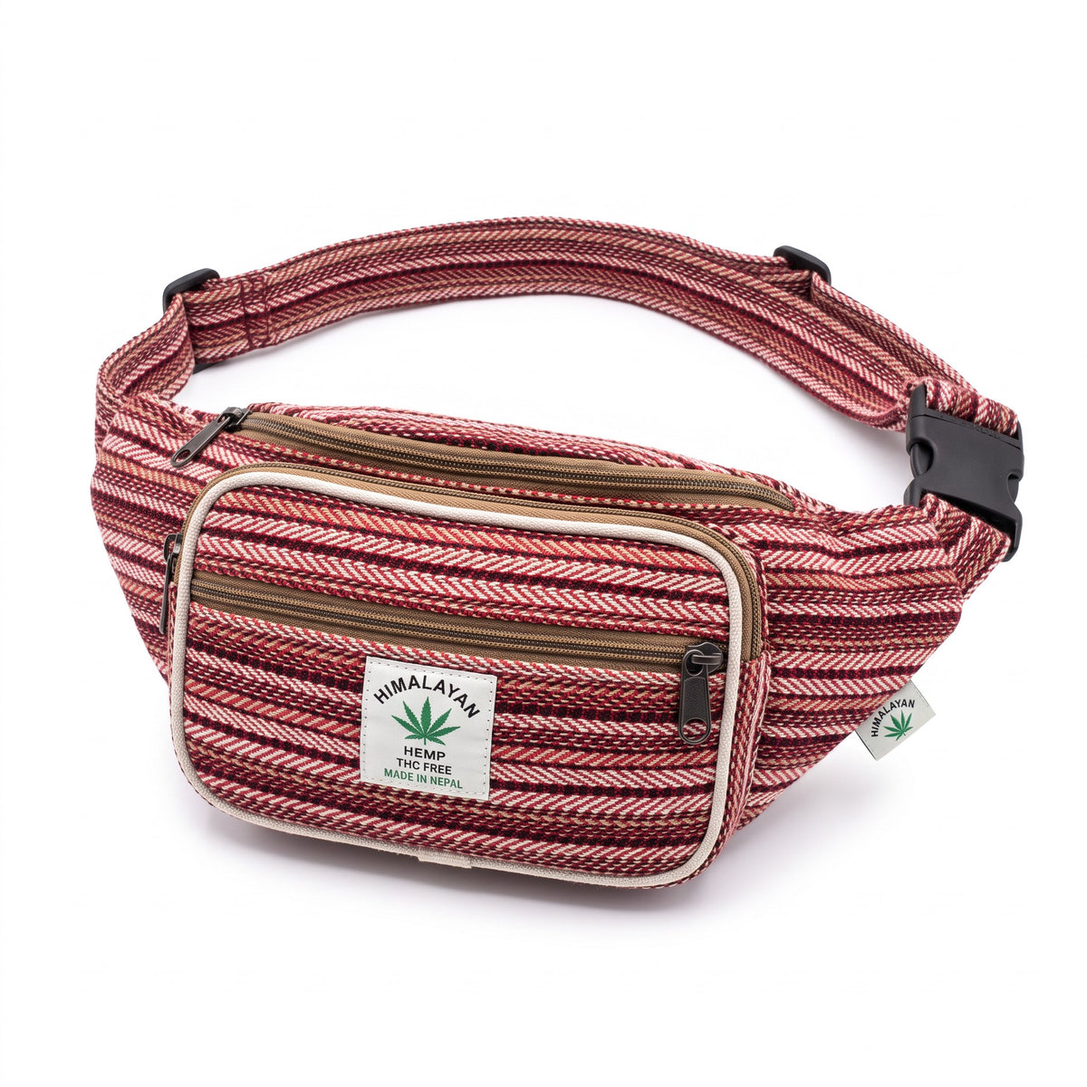 The Himal Red Stripe Belt Bag