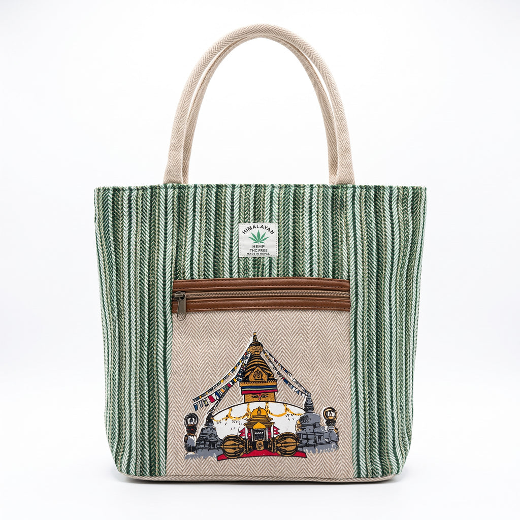 The Himal Stupa Stripe Tote