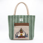 The Himal Stupa Stripe Tote
