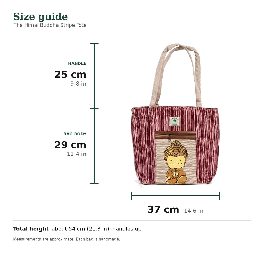 The Himal Buddha Stripe Tote
