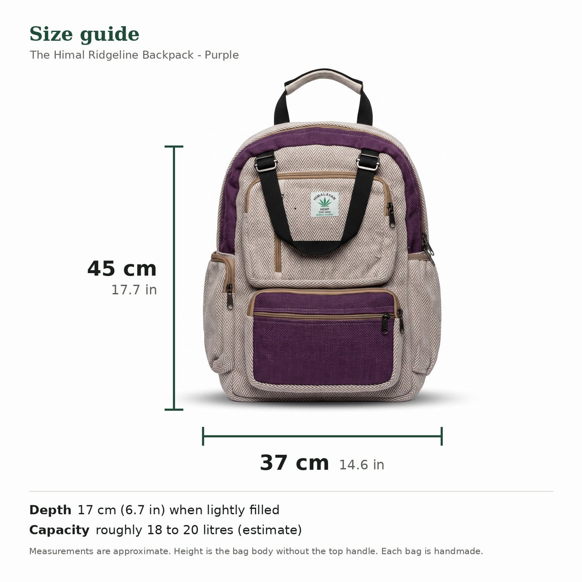 The Himal Ridgeline Backpack - Purple