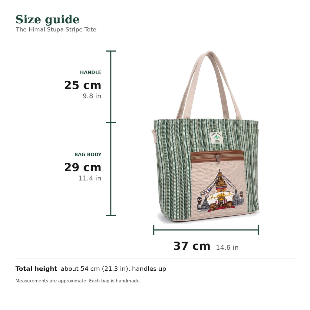 The Himal Stupa Stripe Tote